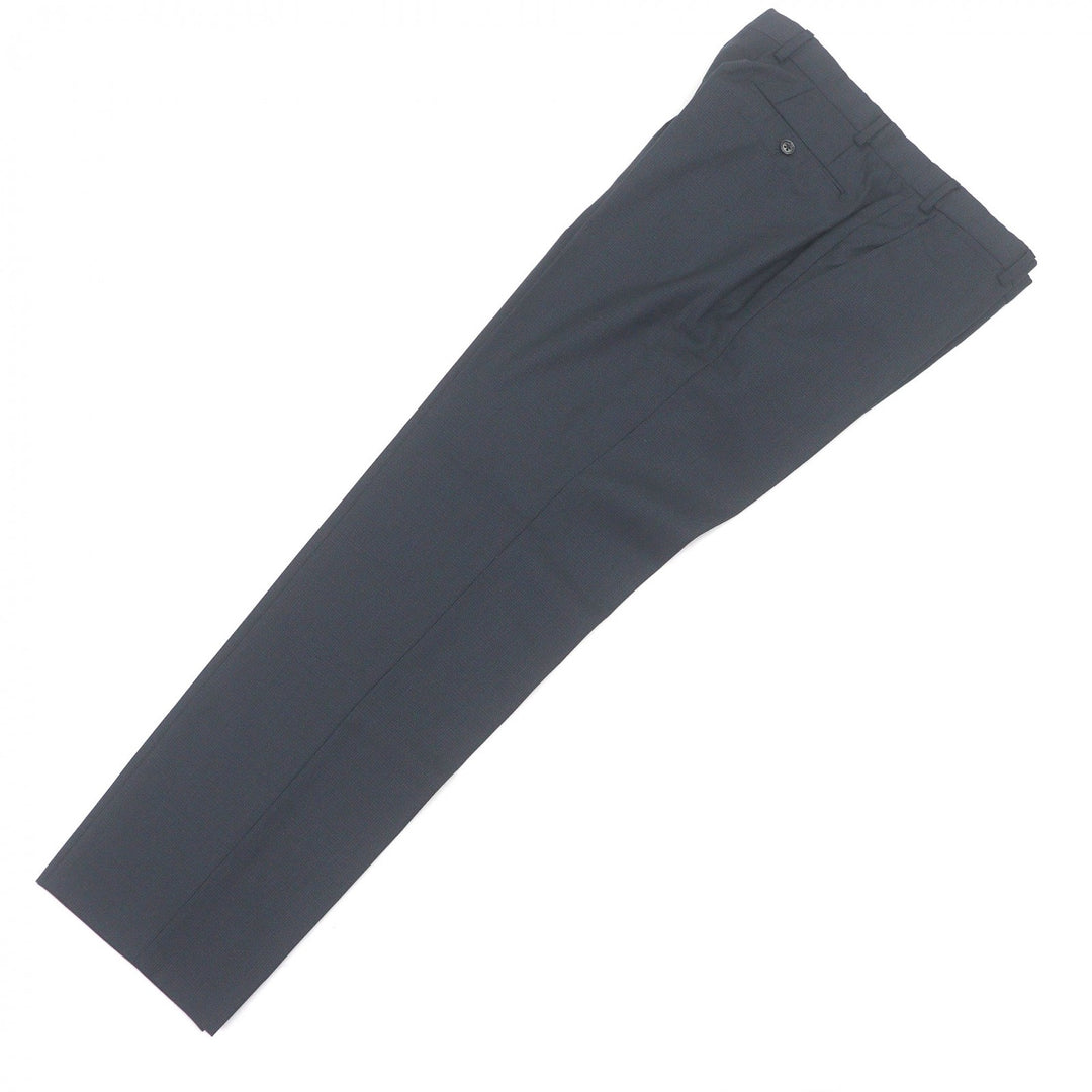Great EMPORIO ARMANI suit Black Tag M LINE Single Navy Virgin wool mens 48