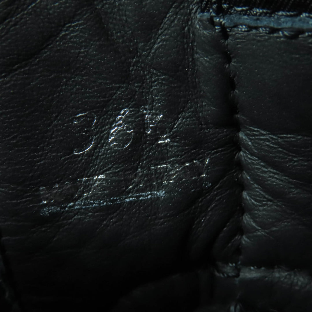 Pristine PRADA Monolith Re-Nylon Triangle logo gabardine boots black 36.5 1T933M