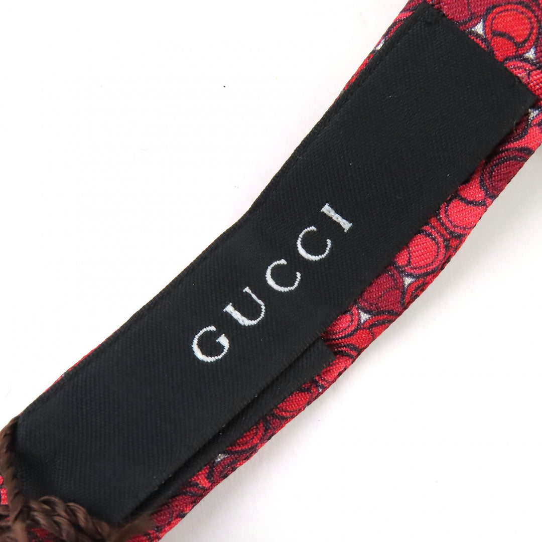 Excellent GUCCI design stole and Butterfly tie, total of 4 pieces silk