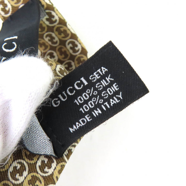 Excellent GUCCI design stole and Butterfly tie, total of 4 pieces silk