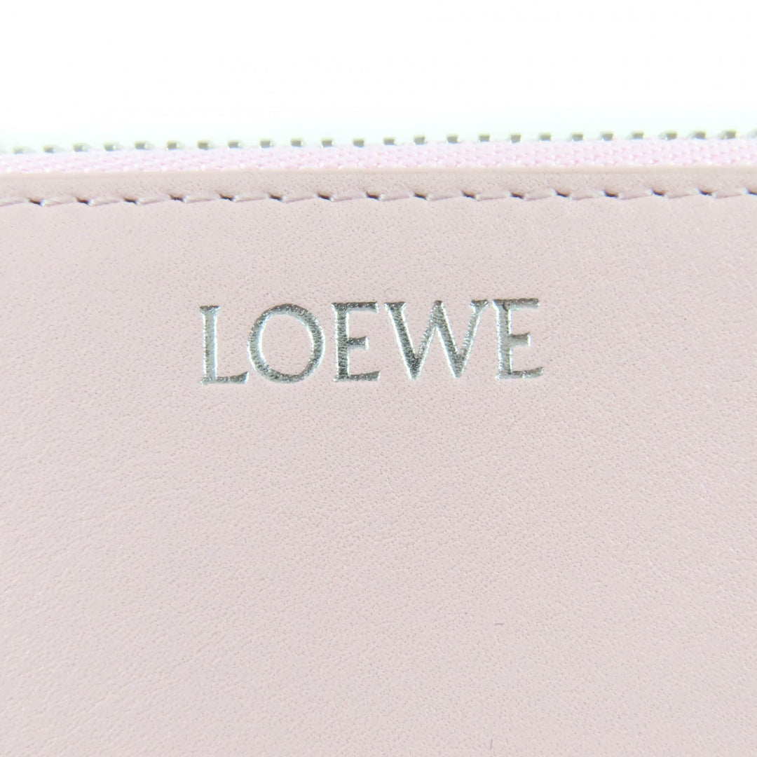 Pristine LOEWE Coin case Pebble Coin Card Holder shiny napa calf CANBZ40X01