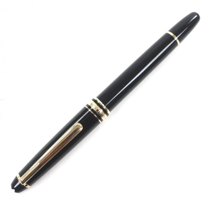 Great MONTBLANC fountain pen Meisterstück Classic white star black 14K mens