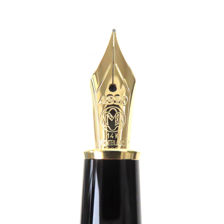 Great MONTBLANC fountain pen Meisterstück Classic white star black 14K mens
