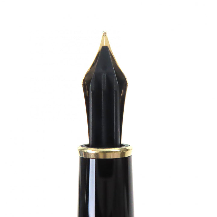 Great MONTBLANC fountain pen Meisterstück Classic white star black 14K mens