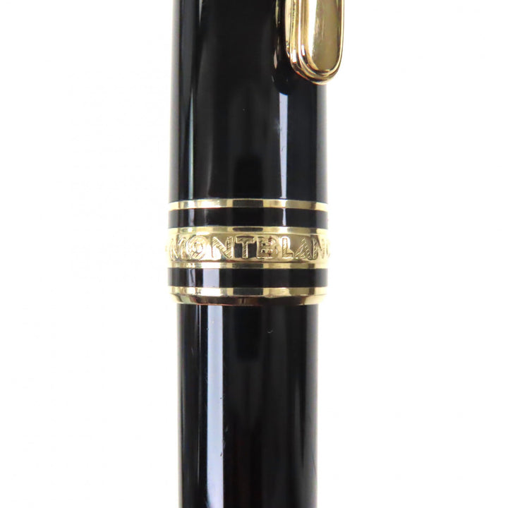 Great MONTBLANC fountain pen Meisterstück Classic white star black 14K mens