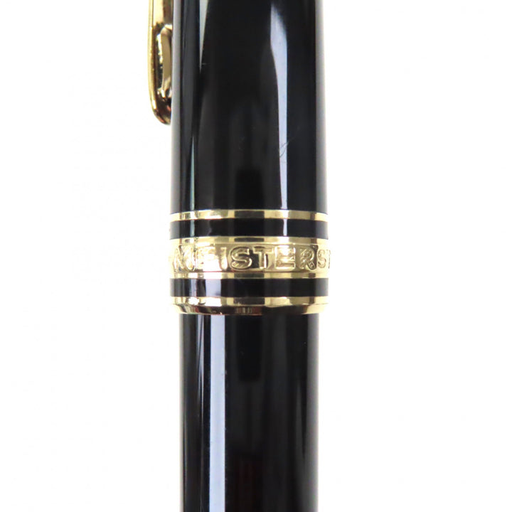 Great MONTBLANC fountain pen Meisterstück Classic white star black 14K mens