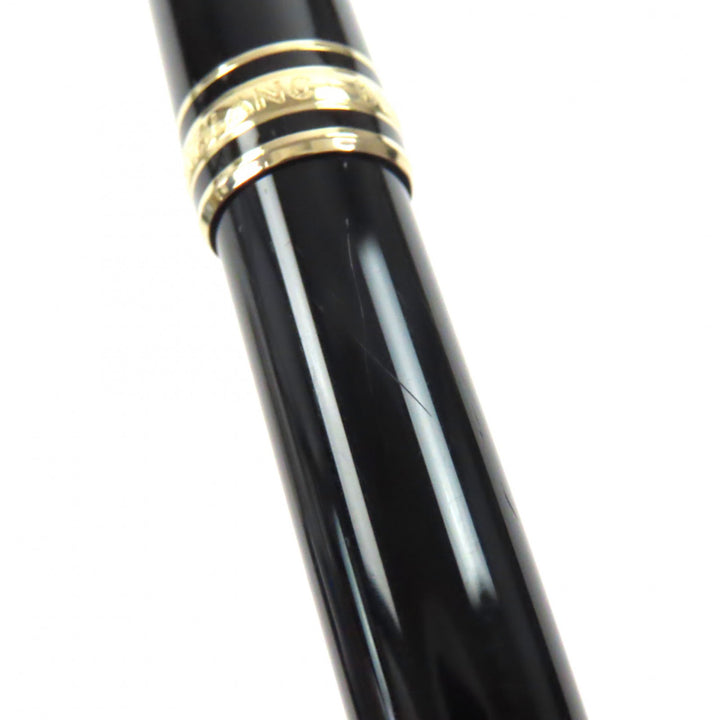 Great MONTBLANC fountain pen Meisterstück Classic white star black 14K mens