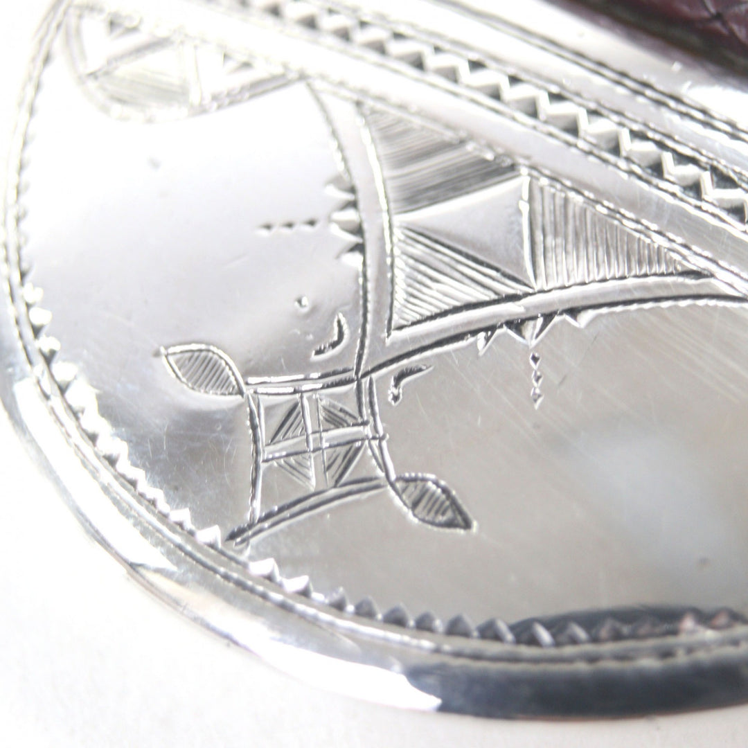 Great HERMES belt Silver 925 mens