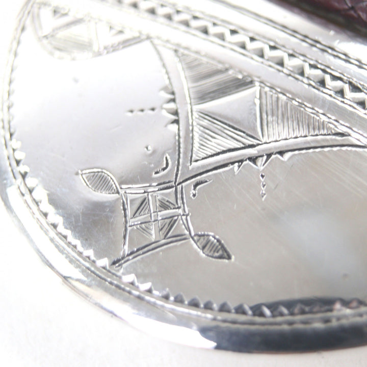 Great HERMES belt Silver 925 mens