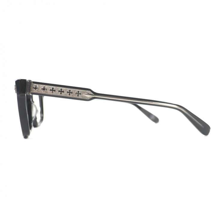 Great CHROME HEARTS Glasses AMBIDIXTROUS CH Plus Wellington black 925 mens