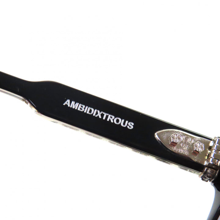 Great CHROME HEARTS Glasses AMBIDIXTROUS CH Plus Wellington black 925 mens