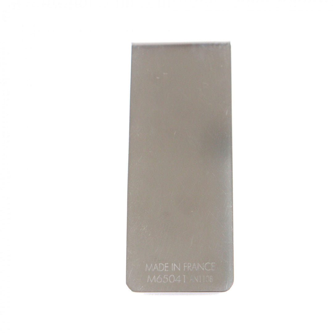 Very Good LOUIS VUITTON Money clip Bill Clip Champs Elysées Silver mens M65041