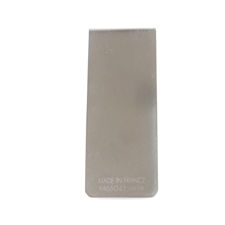 Very Good LOUIS VUITTON Money clip Bill Clip Champs Elysées Silver mens M65041