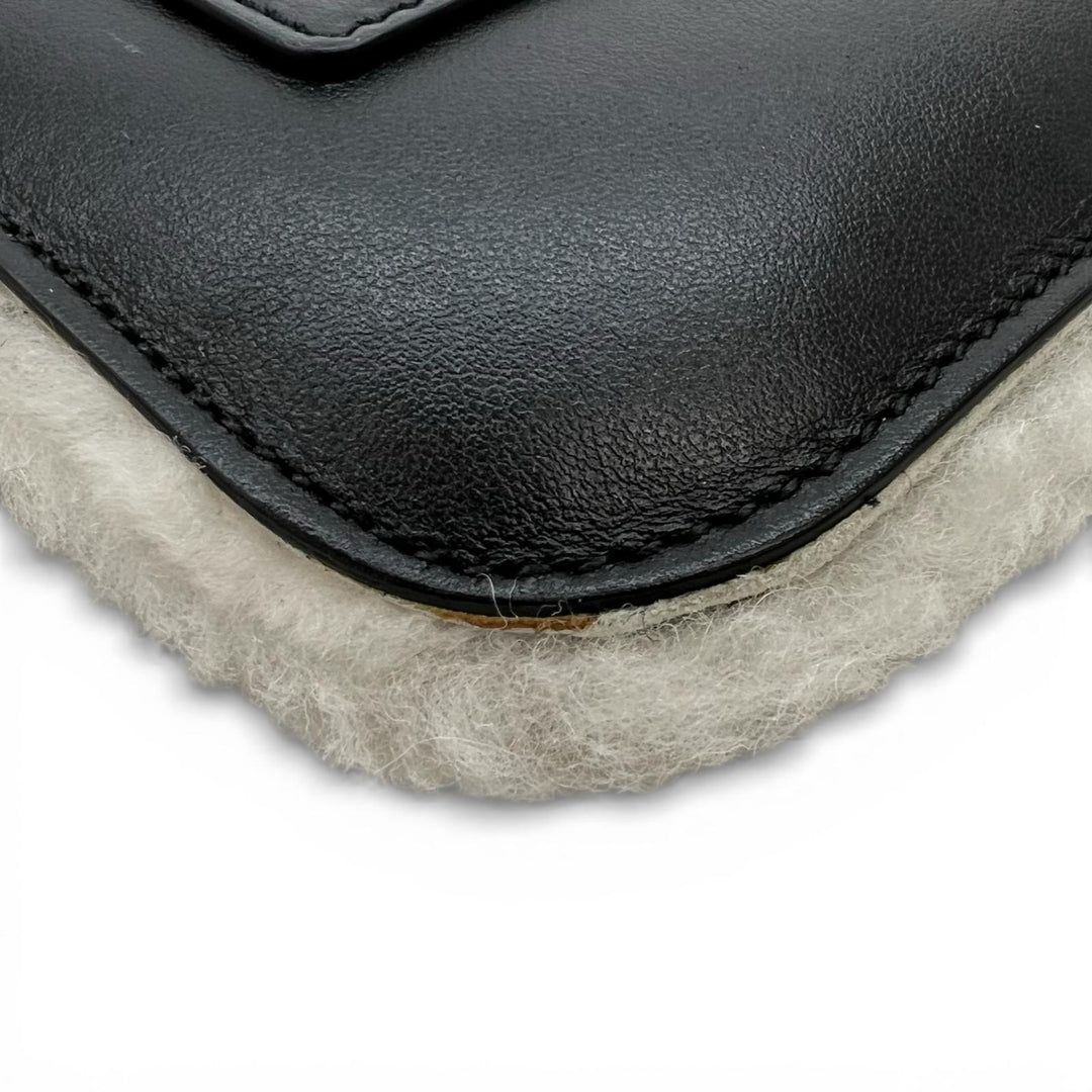 Excellent JIL SANDER Shoulder Bag Stock bag black Mouton Women