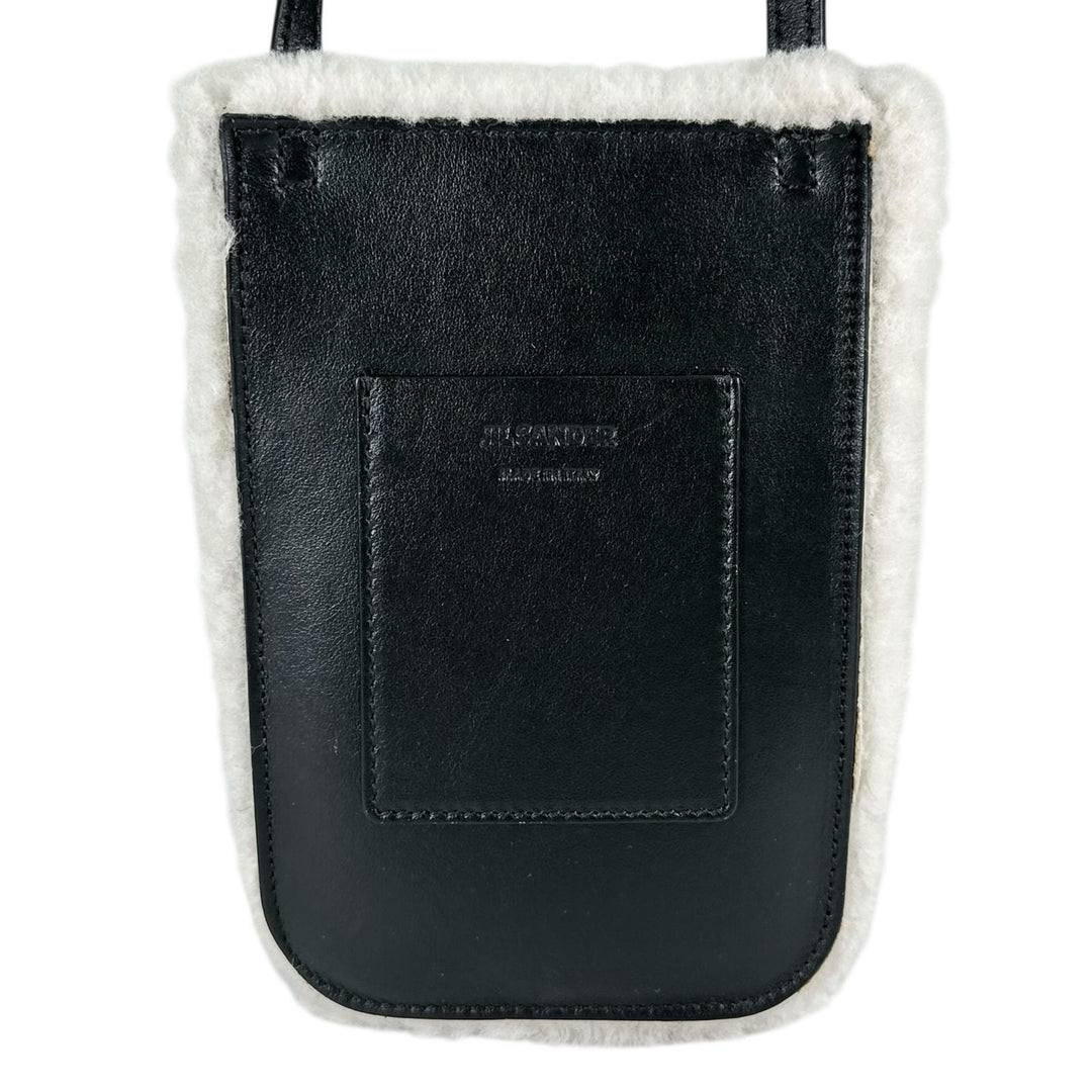 Excellent JIL SANDER Shoulder Bag Stock bag black Mouton Women
