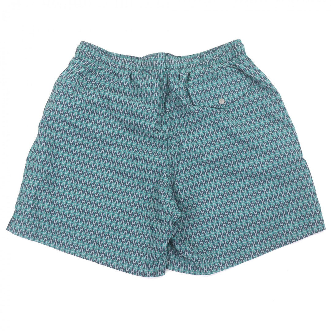 Pristine HERMES Shorts H logo all-over print Serie button swimwear