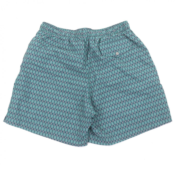 Pristine HERMES Shorts H logo all-over print Serie button swimwear