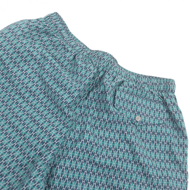 Pristine HERMES Shorts H logo all-over print Serie button swimwear