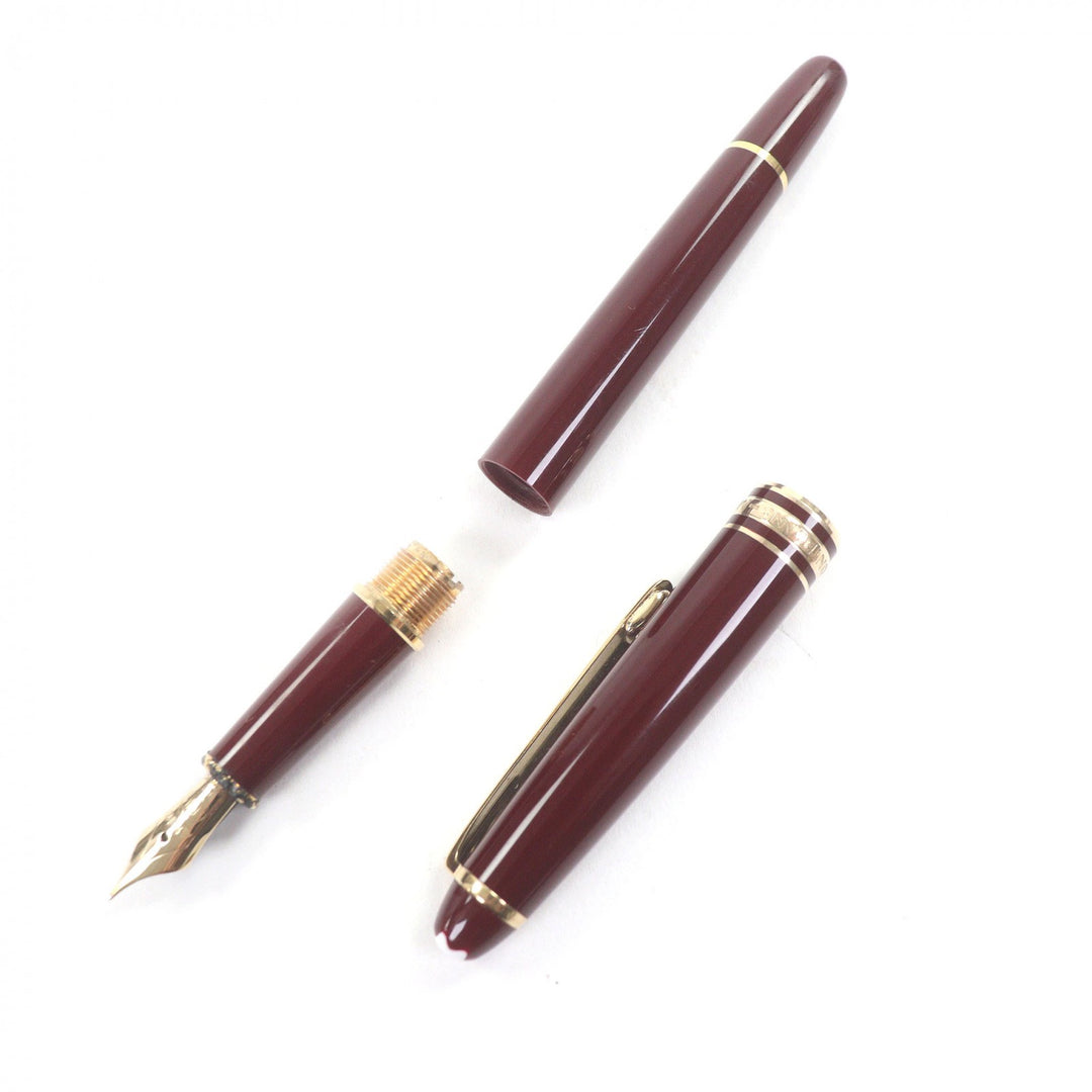 Very Good MONTBLANC fountain pen Meisterstück Classic Bordeaux 14K mens