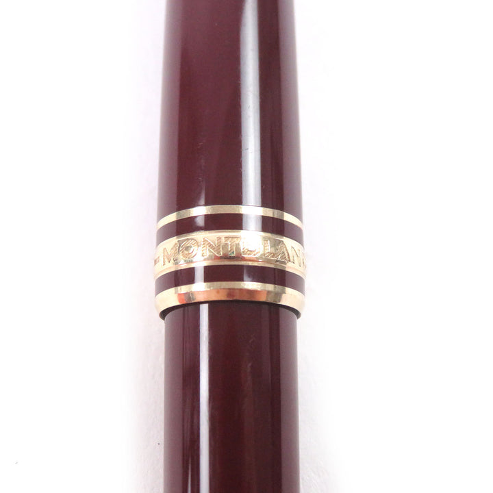Very Good MONTBLANC fountain pen Meisterstück Classic Bordeaux 14K mens
