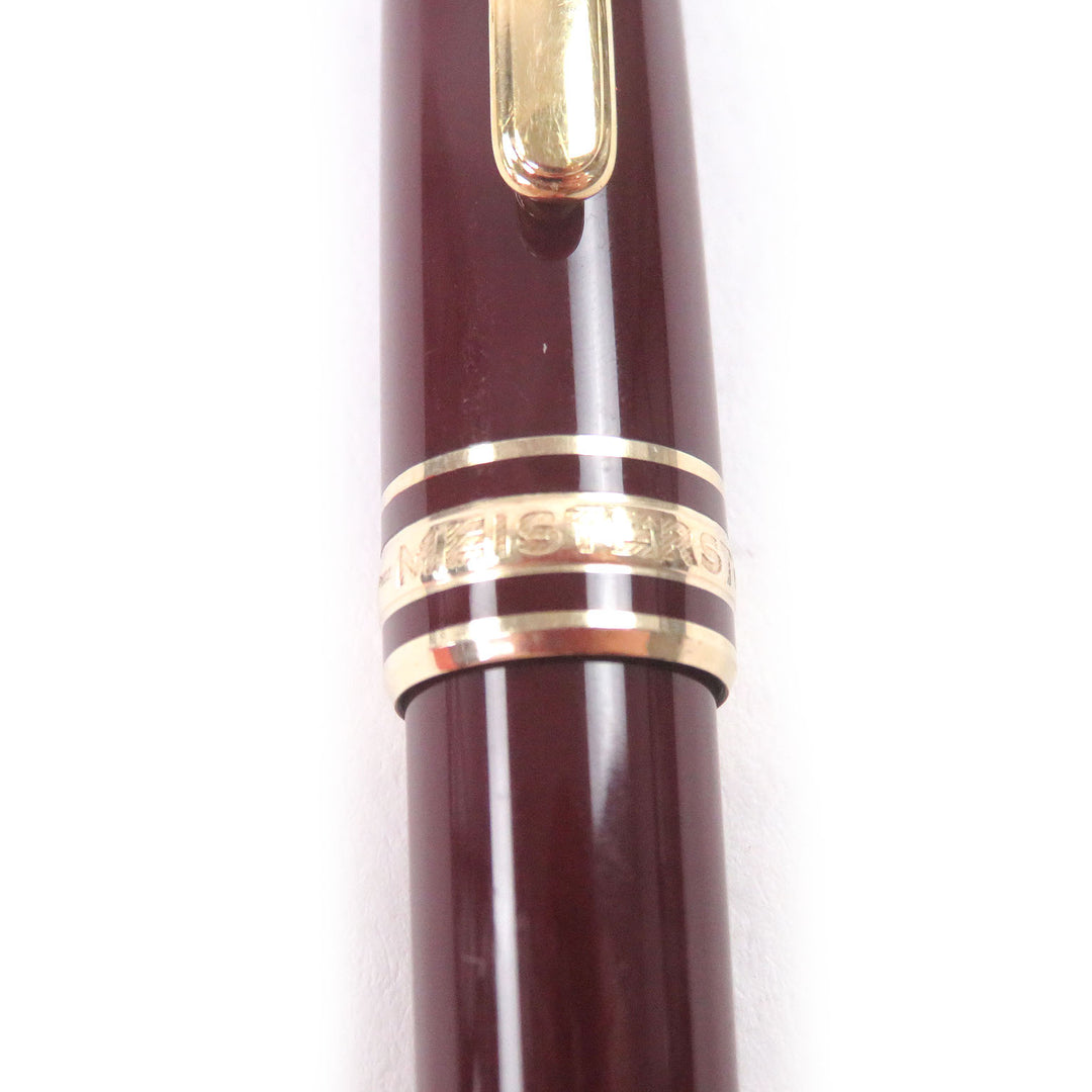 Very Good MONTBLANC fountain pen Meisterstück Classic Bordeaux 14K mens