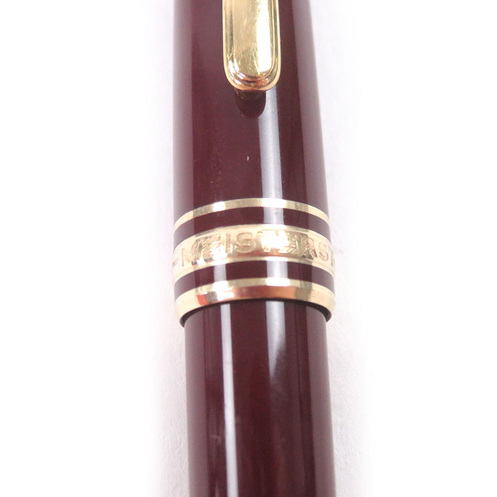 Very Good MONTBLANC fountain pen Meisterstück Classic Bordeaux 14K mens