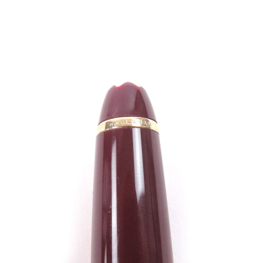 Very Good MONTBLANC fountain pen Meisterstück Classic Bordeaux 14K mens