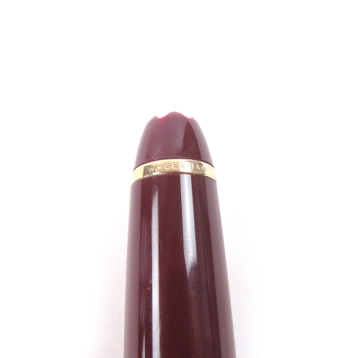 Very Good MONTBLANC fountain pen Meisterstück Classic Bordeaux 14K mens