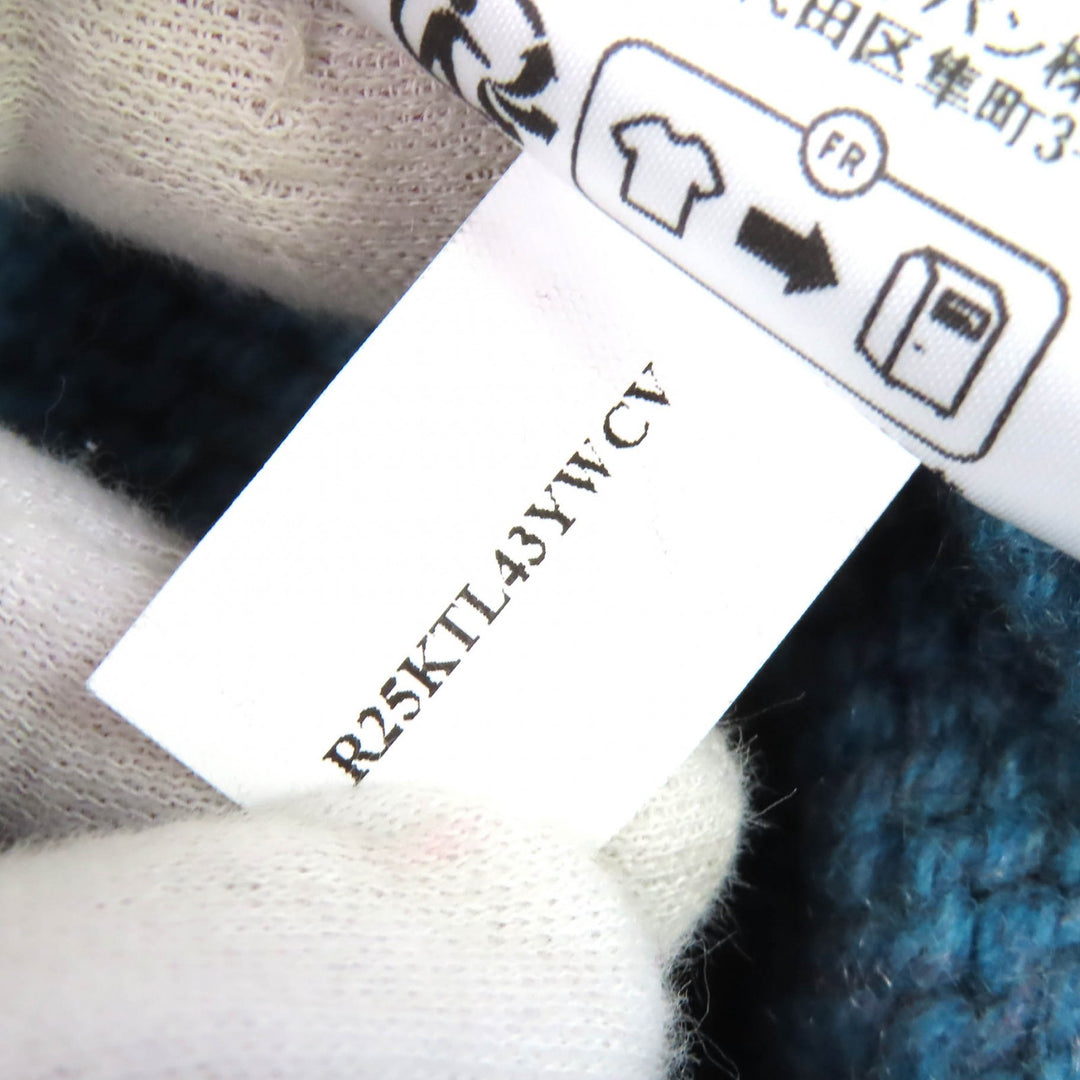 Excellent BERLUTI Turtleneck knit sweater blue cashmere M R25KTL43YWCV