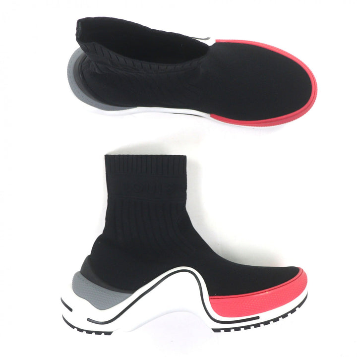 Discounted Great LOUIS VUITTON sneakers socks black fabric mens 41