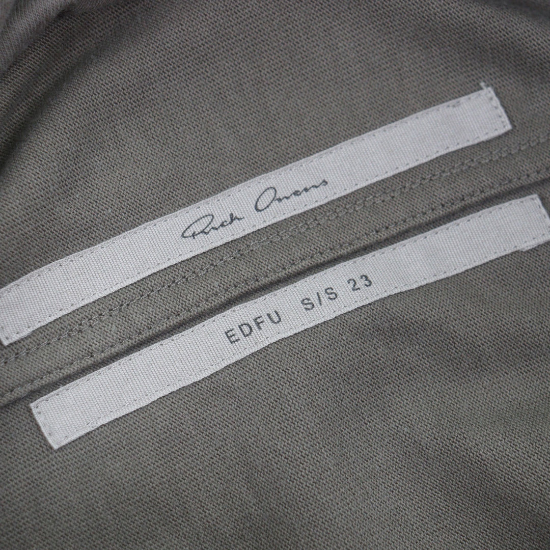 Discounted Great Rick Owens hoodie charcoal cotton mens S RU01C4285