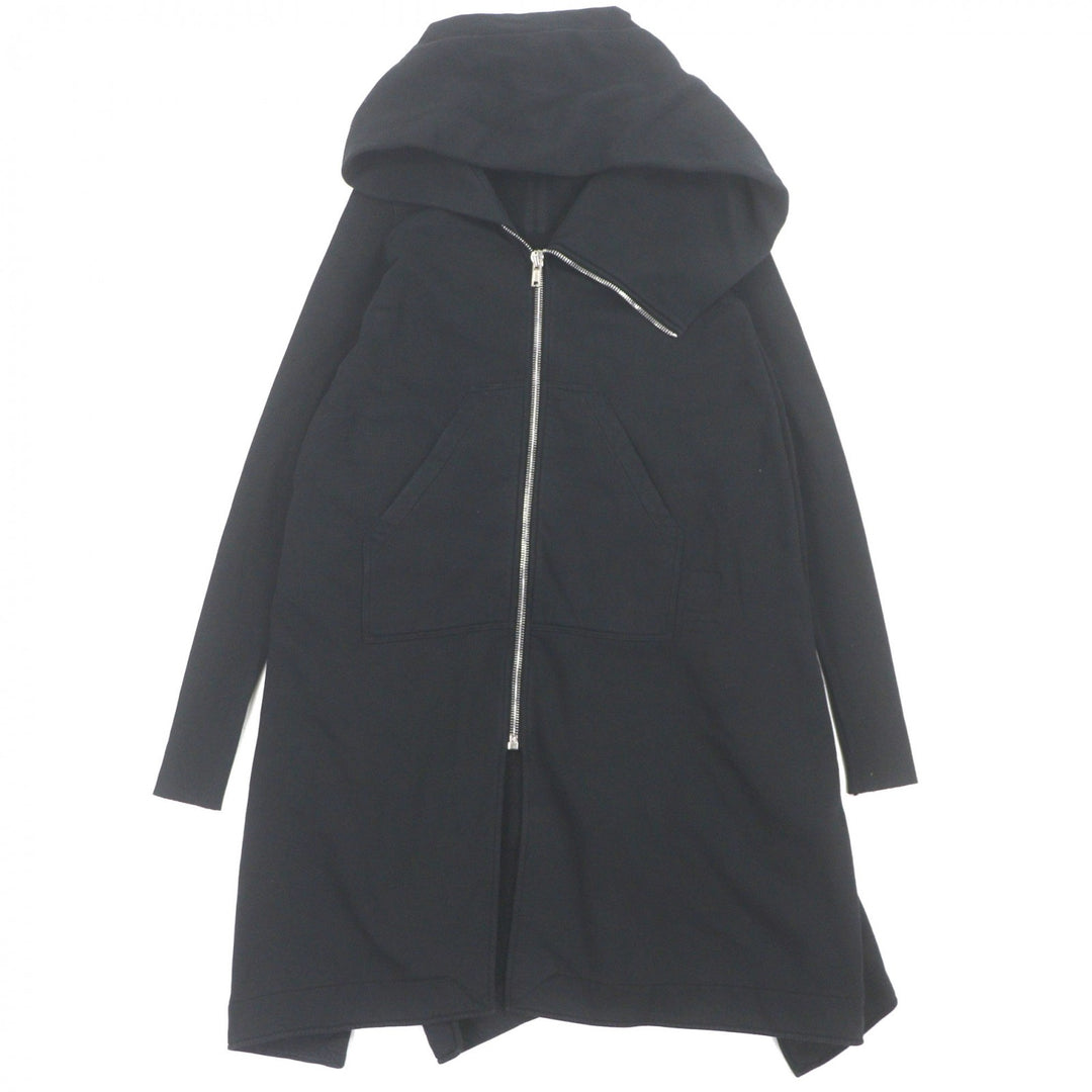 Discounted Great Rick Owens hoodie DRKSHDW Dark Shadow black cotton mens XS DS16F8227