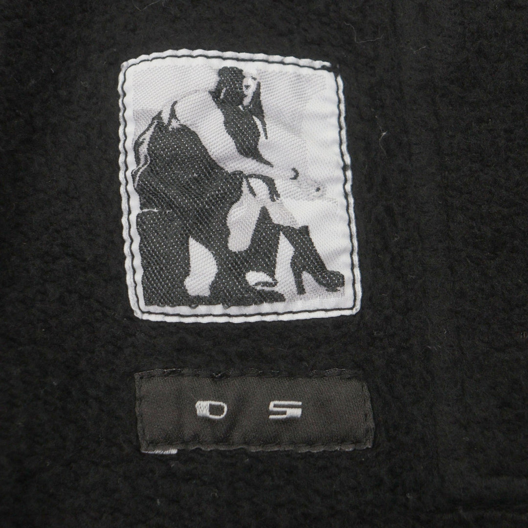 Discounted Great Rick Owens hoodie DRKSHDW Dark Shadow black cotton mens XS DS16F8227
