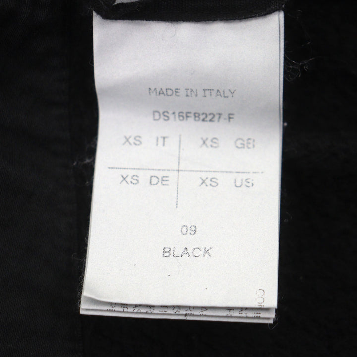 Discounted Great Rick Owens hoodie DRKSHDW Dark Shadow black cotton mens XS DS16F8227