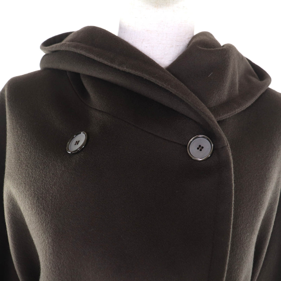 Pristine TAGLIATORE coat DAISY BT Brown wool Women 38