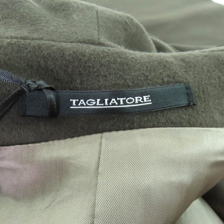 Pristine TAGLIATORE coat DAISY BT Brown wool Women 38