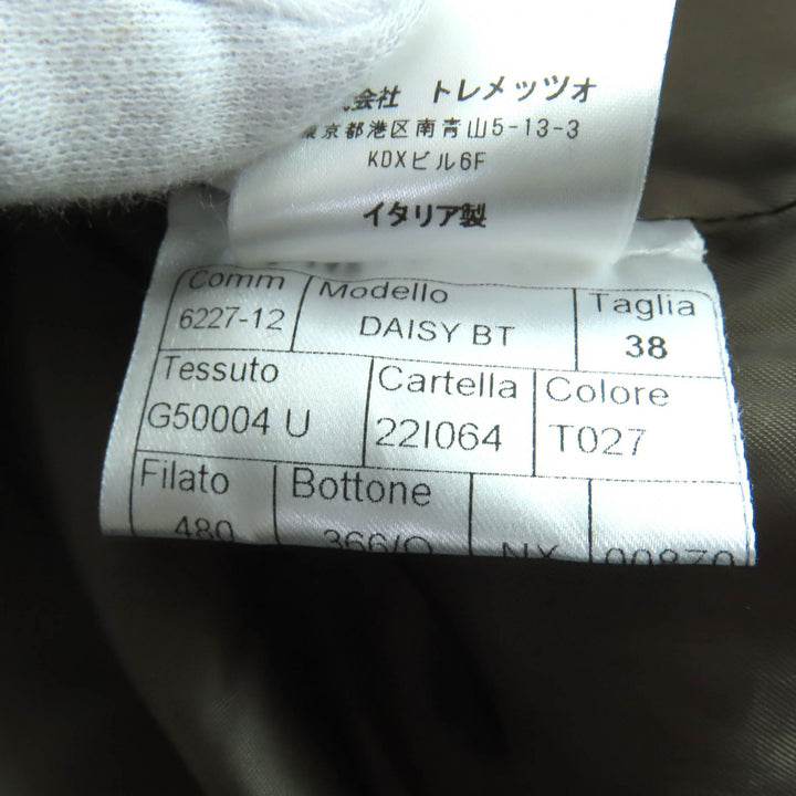 Pristine TAGLIATORE coat DAISY BT Brown wool Women 38