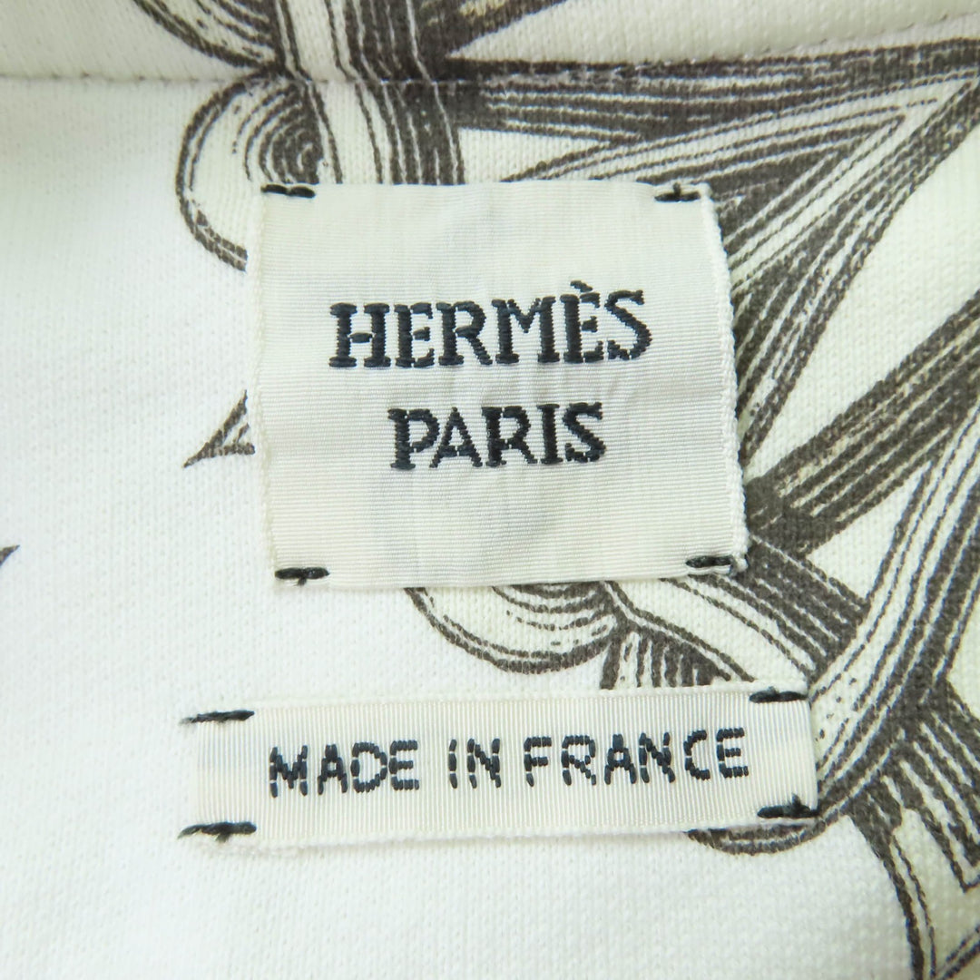 Excellent HERMES sweat Kaleidoscope Effect Beige cotton Women 38 4H4623DG
