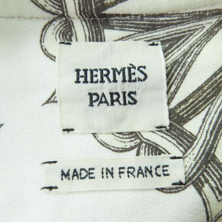 Excellent HERMES sweat Kaleidoscope Effect Beige cotton Women 38 4H4623DG