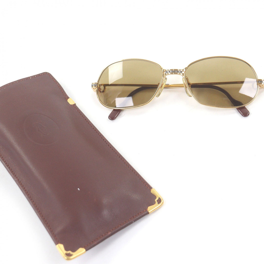 Great Cartier sunglasses Mailon PANTHERE gold mens