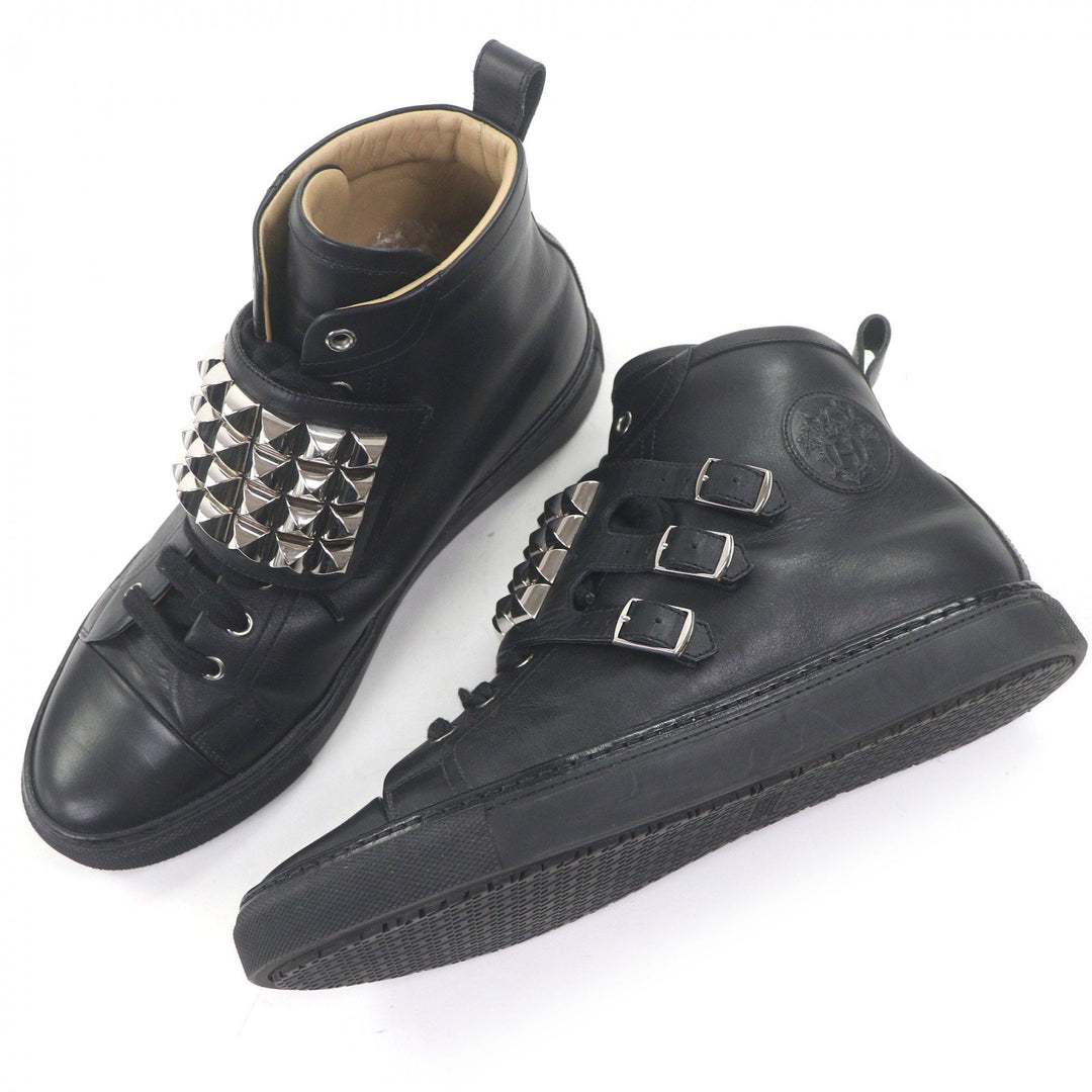 Great HERMES High cut sneakers Lenox Collier de Sian black 41.5