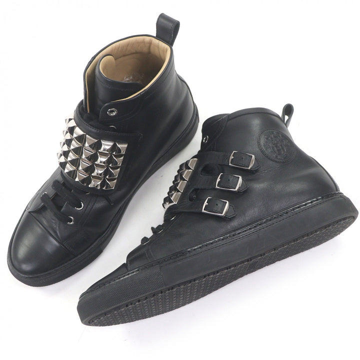 Great HERMES High cut sneakers Lenox Collier de Sian black 41.5