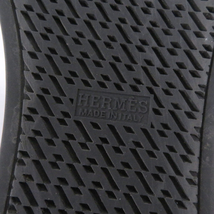 Great HERMES High cut sneakers Lenox Collier de Sian black 41.5