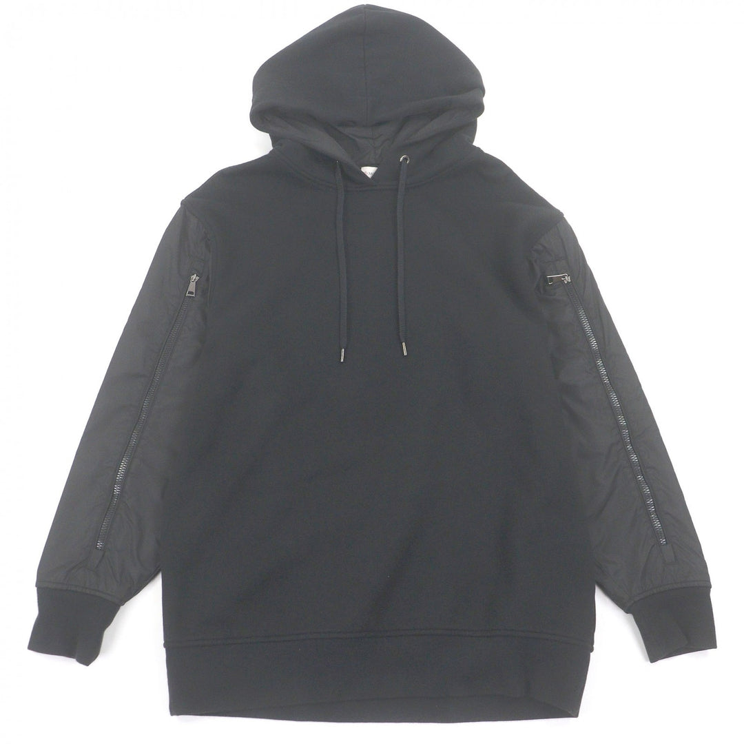 Great MONCLER hoodie MAGLIA GIROCOLLO Large back logo patch nylon