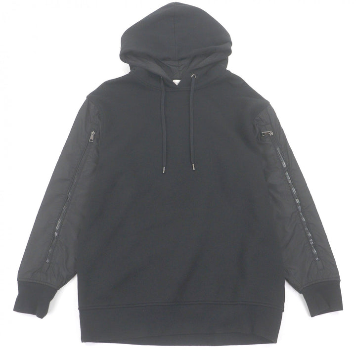 Great MONCLER hoodie MAGLIA GIROCOLLO Large back logo patch nylon