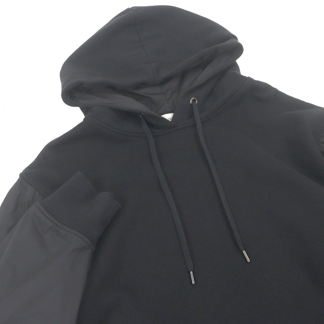 Great MONCLER hoodie MAGLIA GIROCOLLO Large back logo patch nylon
