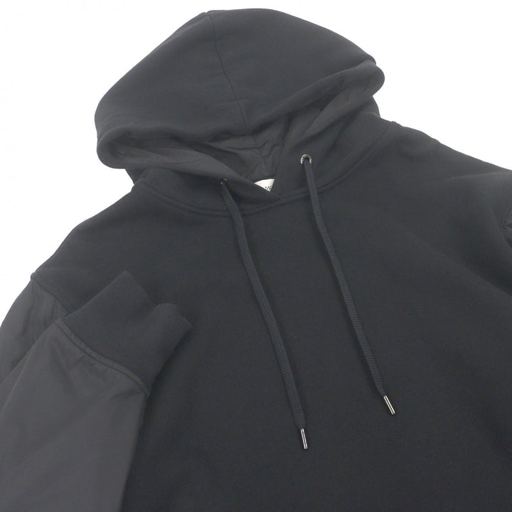 Great MONCLER hoodie MAGLIA GIROCOLLO Large back logo patch nylon