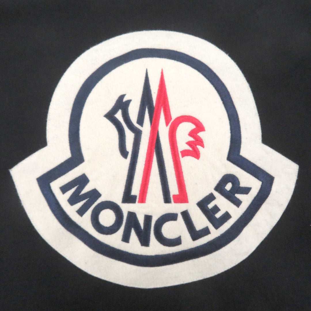 Great MONCLER hoodie MAGLIA GIROCOLLO Large back logo patch nylon