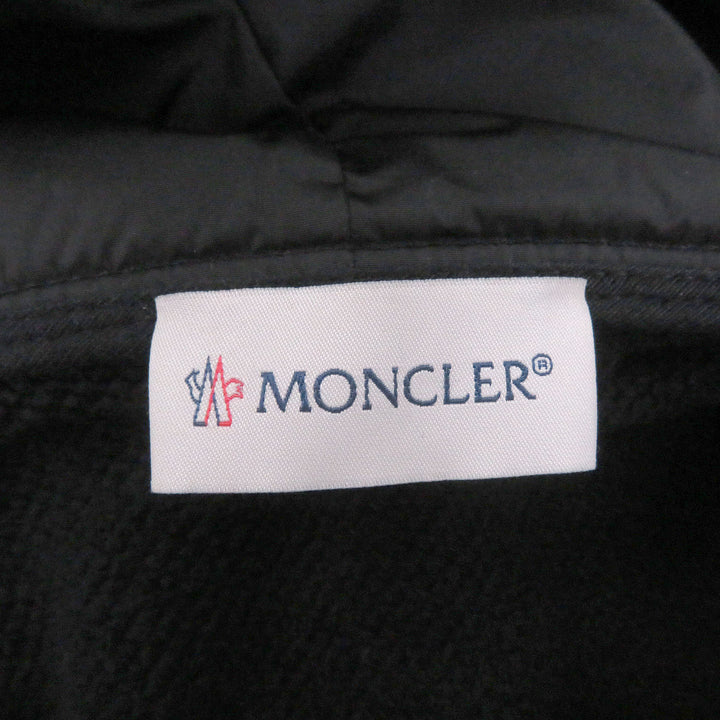 Great MONCLER hoodie MAGLIA GIROCOLLO Large back logo patch nylon
