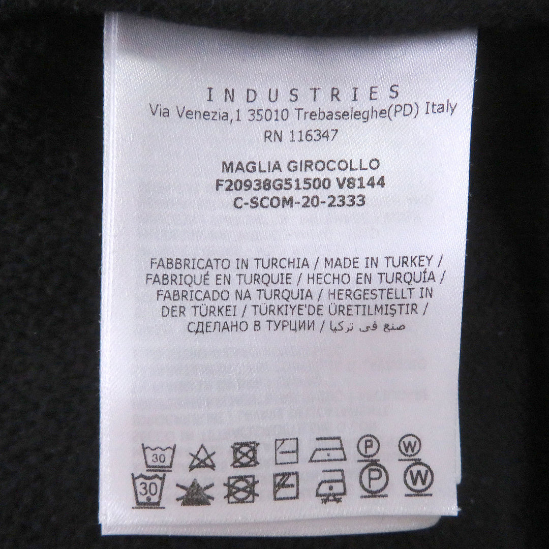 Great MONCLER hoodie MAGLIA GIROCOLLO Large back logo patch nylon
